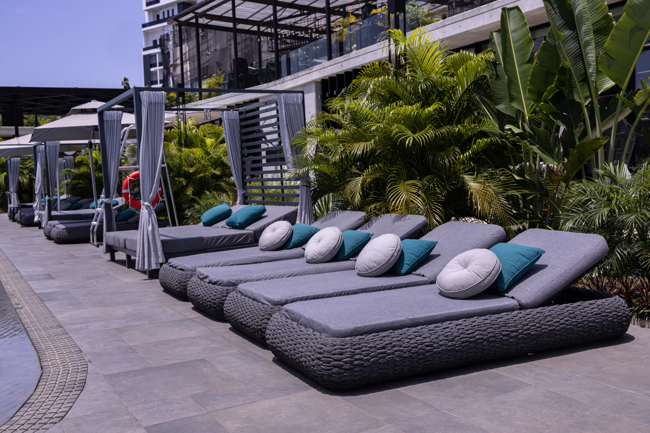 Rooftop pool